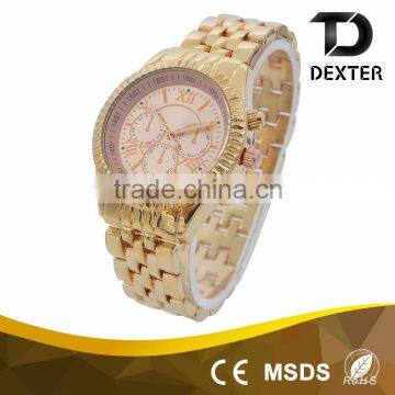 Factory Direct Best Quality stainless steel chain women fashion hand watch