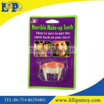 Halloween terrifying plastic fake teeth toy