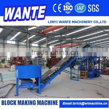 WANTE MACHINERY QT4-24 Cement brick machine cost