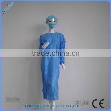 Sample Free Blue Disposable pp Isolation Gown
