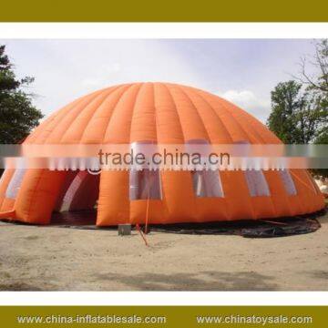 PVC Tarpaulin Inflatable Party Family Camping Tent Giant Orange