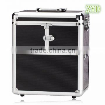 Exquisite Aluminum Rolling Case Artist Train Luggage