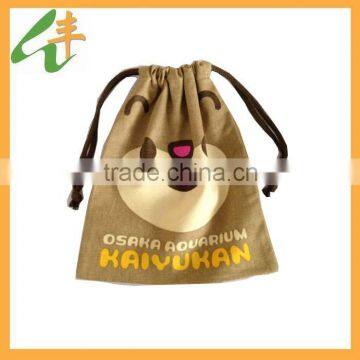 Promotional wholesale cotton nylon drawstring bag