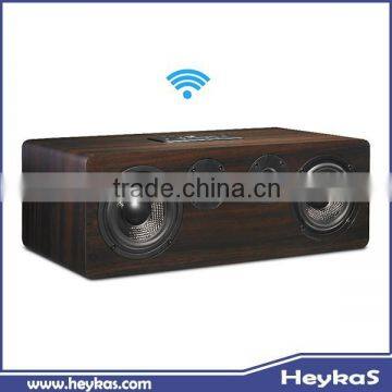 Wholesale Vintage Wooden HiFi WiFi Stereo Speaker photo-5