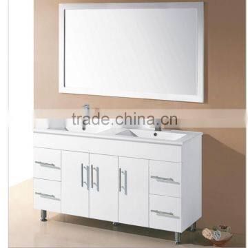 E1 Particleboard / Plywood / MDF 55 inch bathroom vanity