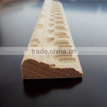 Natural beech batten/beech moulding