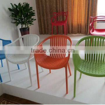 Wholesale Home Furniture elegant fancy colorful Garden chair Plastic dining chair No 1556