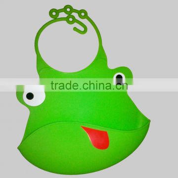 new arrival cute and washable silicon baby bibs