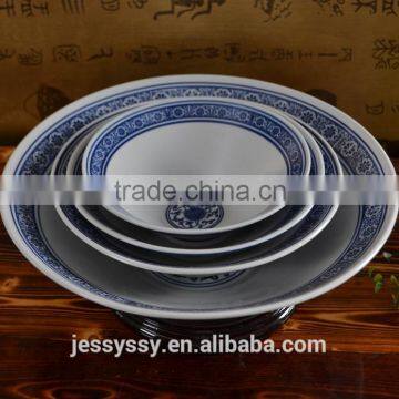 Italian porcelain handmake print bowl set dinnerware