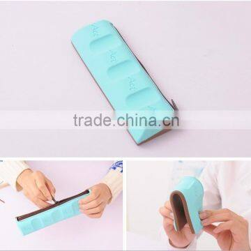 Hot Sales Fashion Chocolate Silicone Rubber Pencil Case photo-4