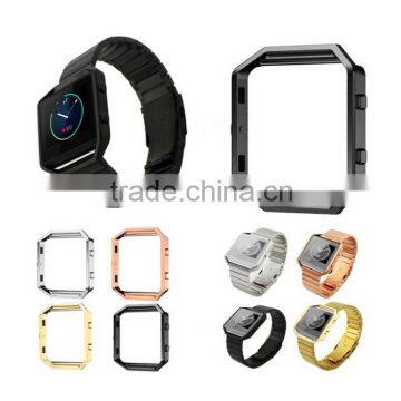 metal cover stainless steel case frame holder replacement for fitbit blaze                        
                                                                                Supplier's Choice