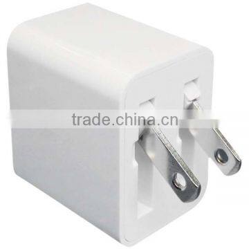 Hot Sell Real 1A USB Wall Charger with real fire-proof PC shell from china factory