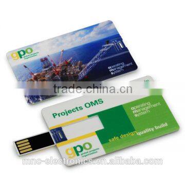 Promotional Gift Plastic Material 1GB, 2GB, 4GB Full Color Branded Credit Card Shaped Usb Flash Memory Pen Drive Supplier's Choice photo-4