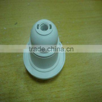 screw shell for wires E27 plastic lampholder (half thread with a ring)