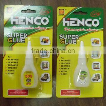 Super Glue in plastic bottle