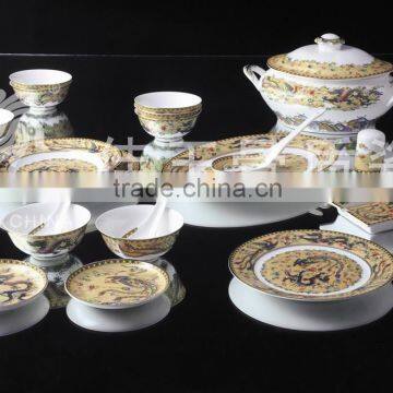 dragon roral dinner set fine bone china