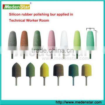 Silicon rubber polishing bur / dental polishing burs