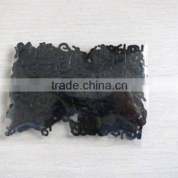 1.3X1.5cm 1.0x1.3cm 1.0x1.1cm Metallic PVC 20 21 25 Happy Birthday Confetti for Party Decoration photo-6