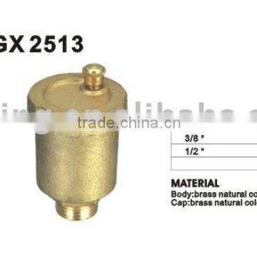 brass air venting valve