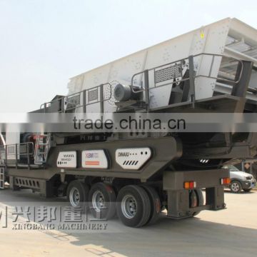 2016 New design Screening and Complete Mobile Crushing Plant