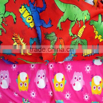 China fabirc supplier PUL diapers Fabric washable fabric waterproof TPU Lining wholesale custom print