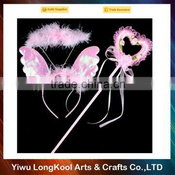 Wholesale high quality 3pcs girls magic fairy wand cheap wedding fairy wand