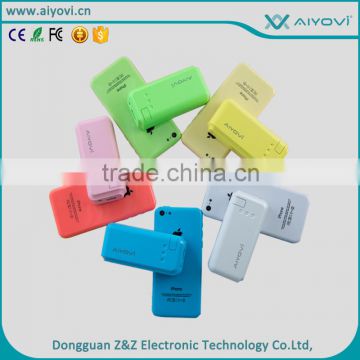 2016 Colourful Slim Power Bank Charger 5000mah / Mobile Power Bank