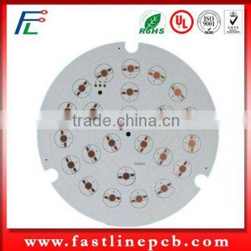 High power 5630 led pcb with round shape