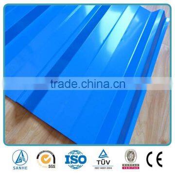Construction material PE coated metal roof tiles