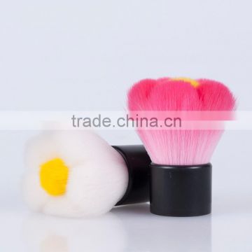 flower shape kabuki beauty brush,best fiber brush