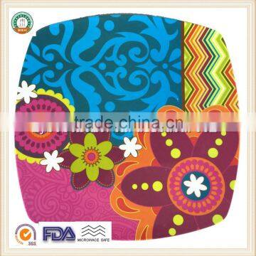 BEST PRICE!!!Melamine 10'' Square Plates FDA Approval