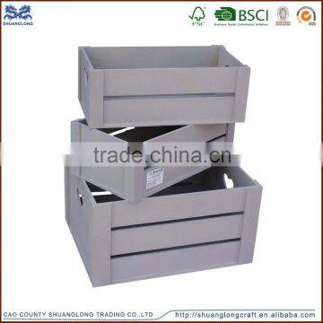 High quality wooden gift box with crate