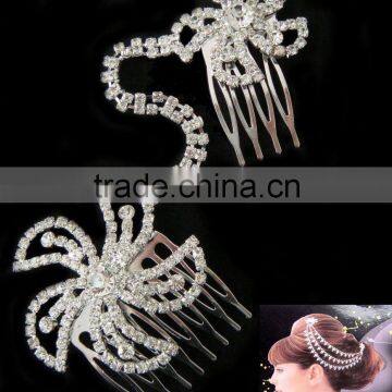 newest goody hair combs,crystal hair comb,wedding hair comb