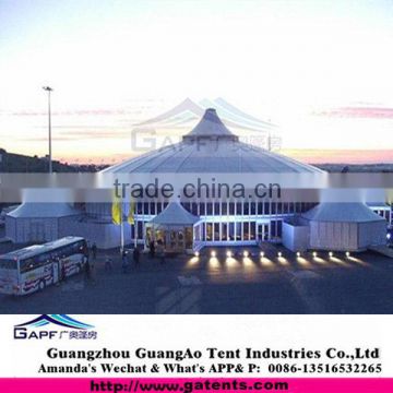 Guangzhou manufactory Nice looking 40*50m curved tent