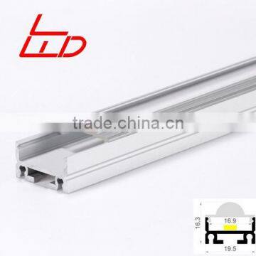 Linear shape aluminum channel For max 17mm LED light strip with china top 5 supplier