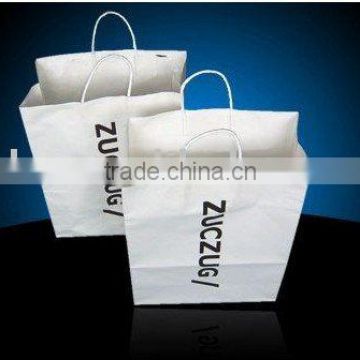 attractive white paper bag