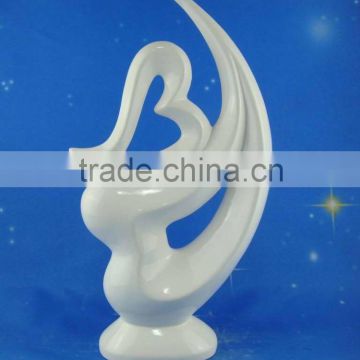 Ceramic abstract decorative statue for home