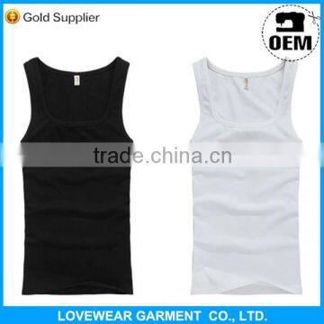 Professional factory cheap price high quality customized OEM service export 100 cotton tank top