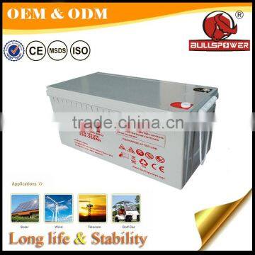 12v250ah solar agm sla vrla ups gel battery