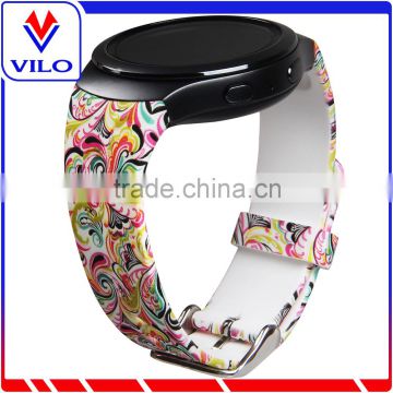 New style silicone rubber sports bracelet strap with buckle for Samsung Gear S2 SM-R720/730