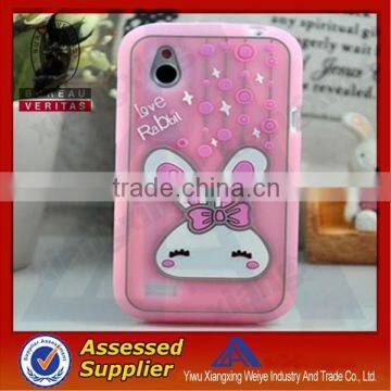Funny Animal Embossed Custom Design Silicone Phone Case on China Market