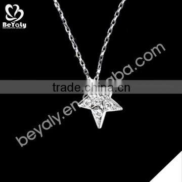 China wholesale fashion design 925 sterling silver necklace pendant for best friend