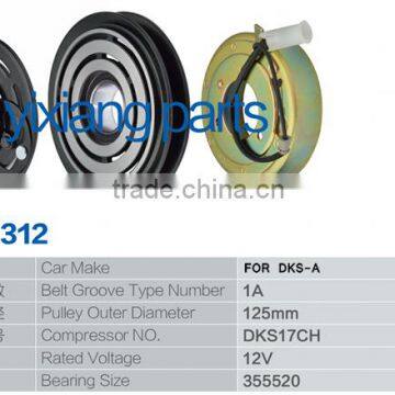 Electric Car Parts 12V 1A 125MM DKS17CH Compressor Auto Clutch For DKS photo-2