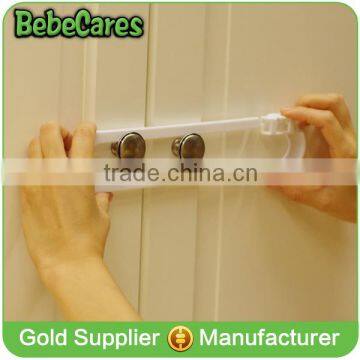 Baby Home Cabinet Adjustable Plastic Sliding Lock Door Alarm photo-4