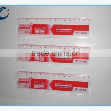 OEM drafting ruler PS PP Acrylic plastic ruler 15cm plastic ruler logo printed plastic ruler