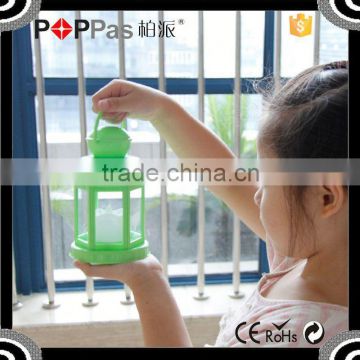 2015 Promotion Poppas BS10 Star Pantern Colorful Selection Hanging Led Candle tea light lantern