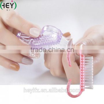 Hot Sell Multi-Color Ox Horn Shaped Nail Cleaning Brush