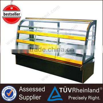 Commercial Horizontal Granite Base Refrigerator bakery showcase