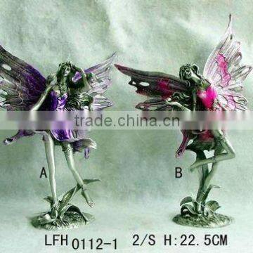 metal lovely fairy sculpture 0112