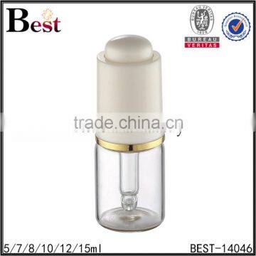 10ml e Liquid Push Press Pump Dropper Amber Clear Glass Essential Oil Glass Bottle Supplier's Choice photo-2